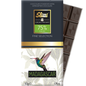 马达加斯加75%可可黑巧克力片50g