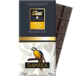 牙买加75%可可黑巧克力片50g